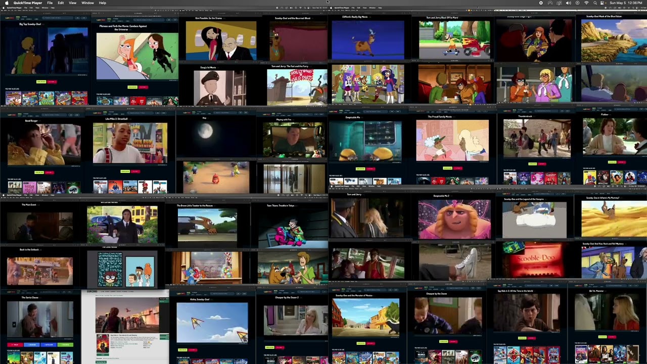 All 48 Movies Playing At The Same Time Vol.1
