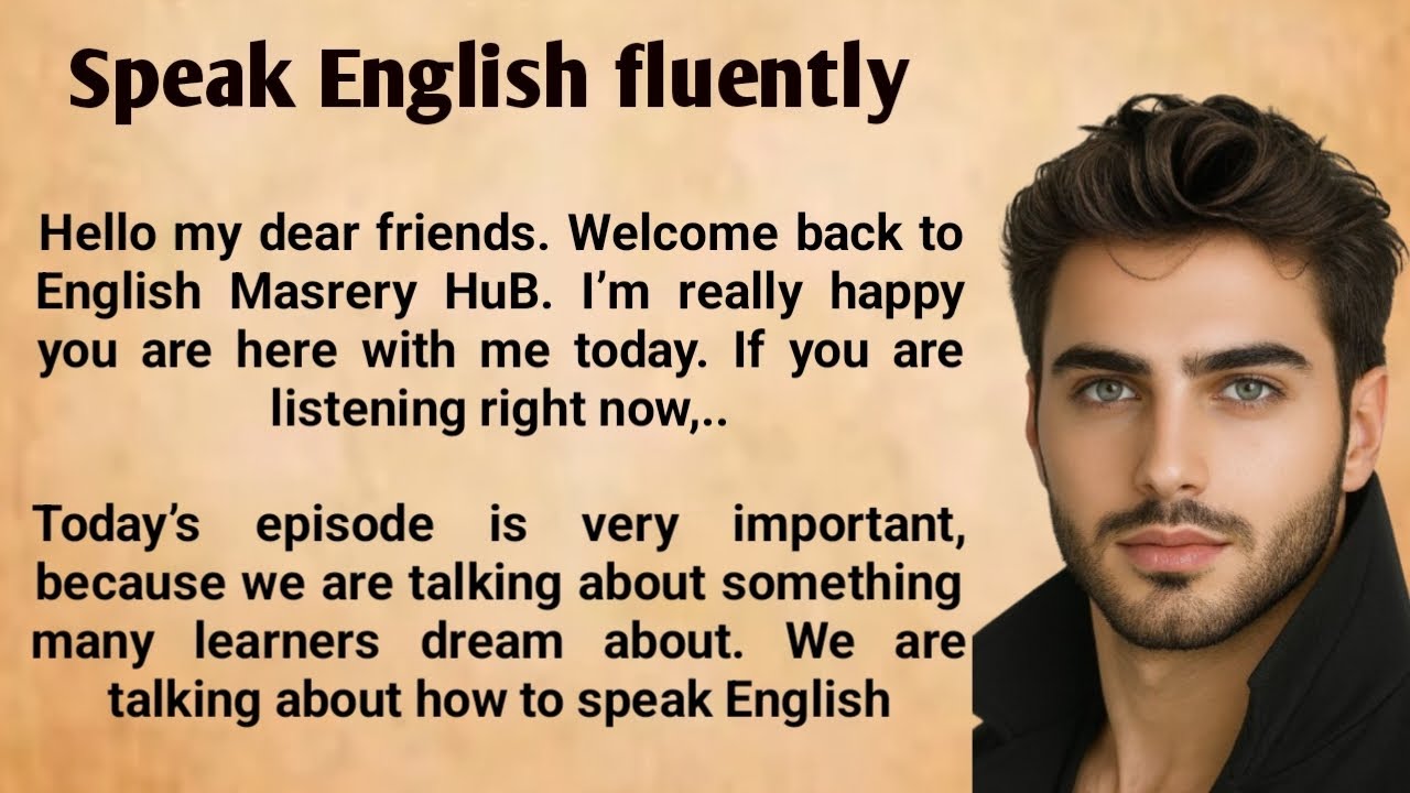 How to Improve English Speaking Fluency Step by Step // English Speaking Practice Podcast🎵🎵