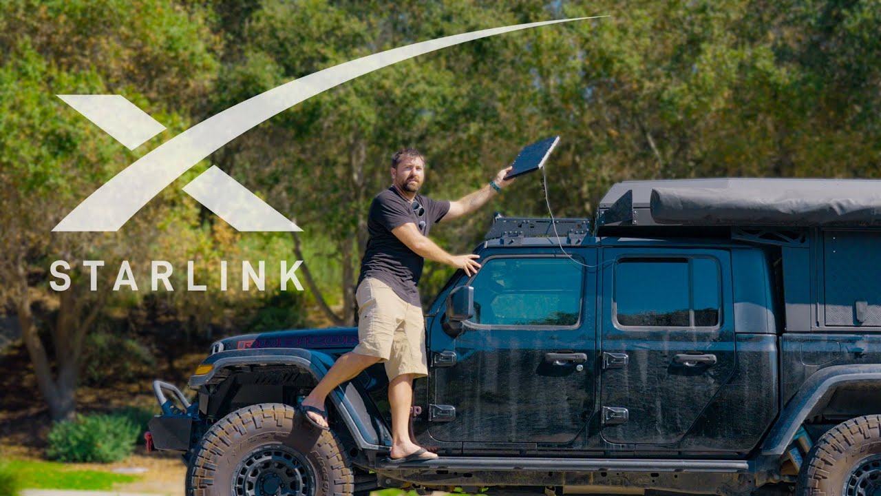 Can I Mount the STARLINK Mini On Top of My Jeep?