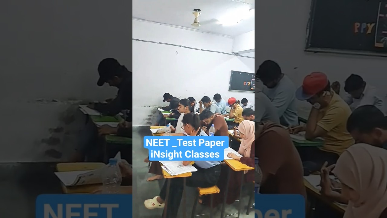 NEET Test paper Conduction || iNsight Classes NEET best Coaching in Lucknow 