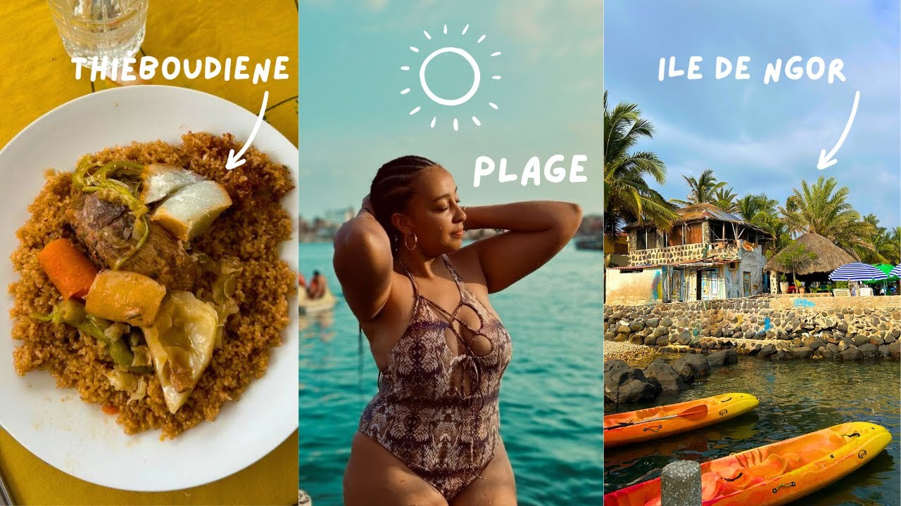 VLOG : Une journée avec moi à Dakar 🇸🇳 (cuisine thieboudiene, Ile de Ngor, plage...)