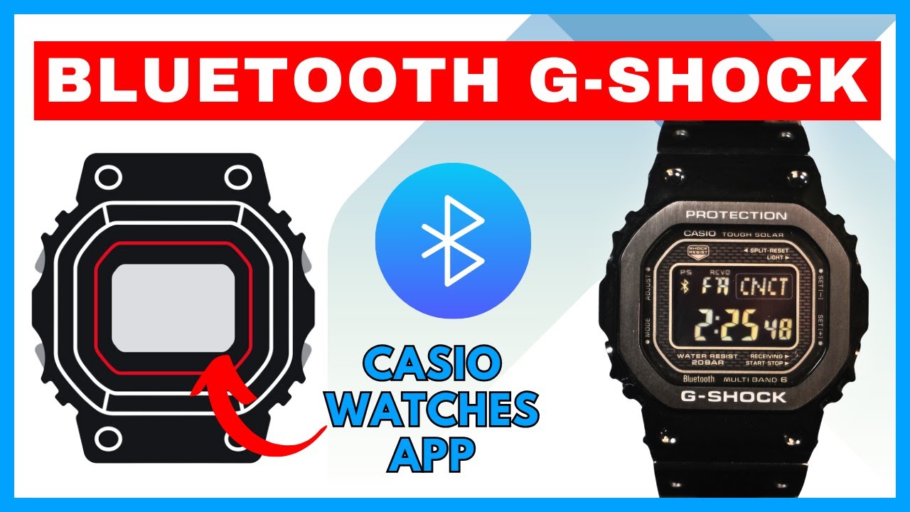 How to add G-Shock on the CASIO WATCHES App | GMW-B5000