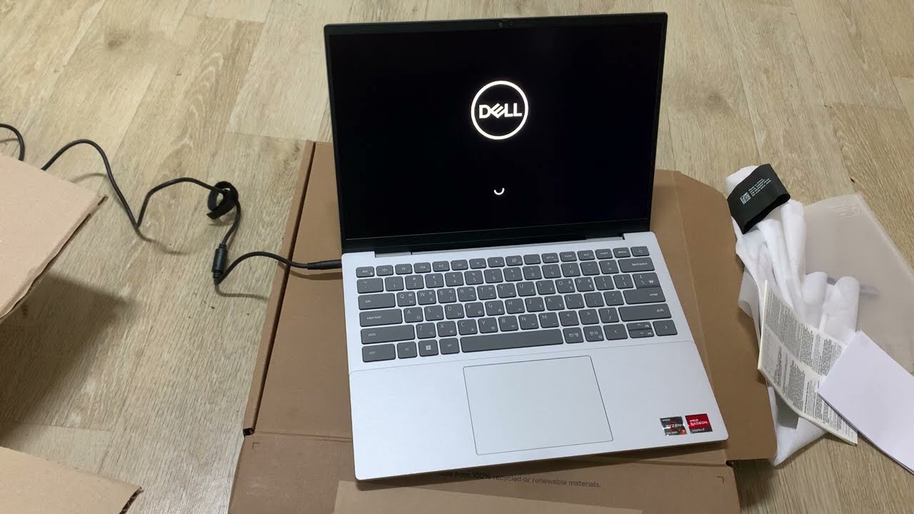 Dell inspiron 14 5435 unboxing,AMD Ryzen 7 Processer with AMD Radeon Graphics