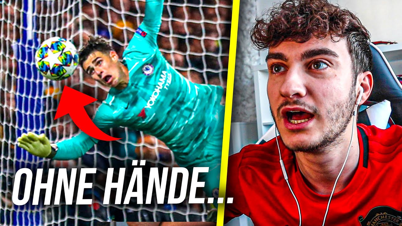 Torhüter die den Ball ohne Hände gehalten haben...