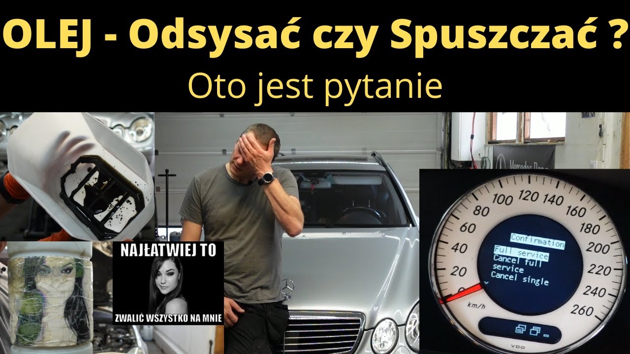 Olej - odsysamy czy spuszczamy? Czyli zmieniam oliwę w swoim gruzie.