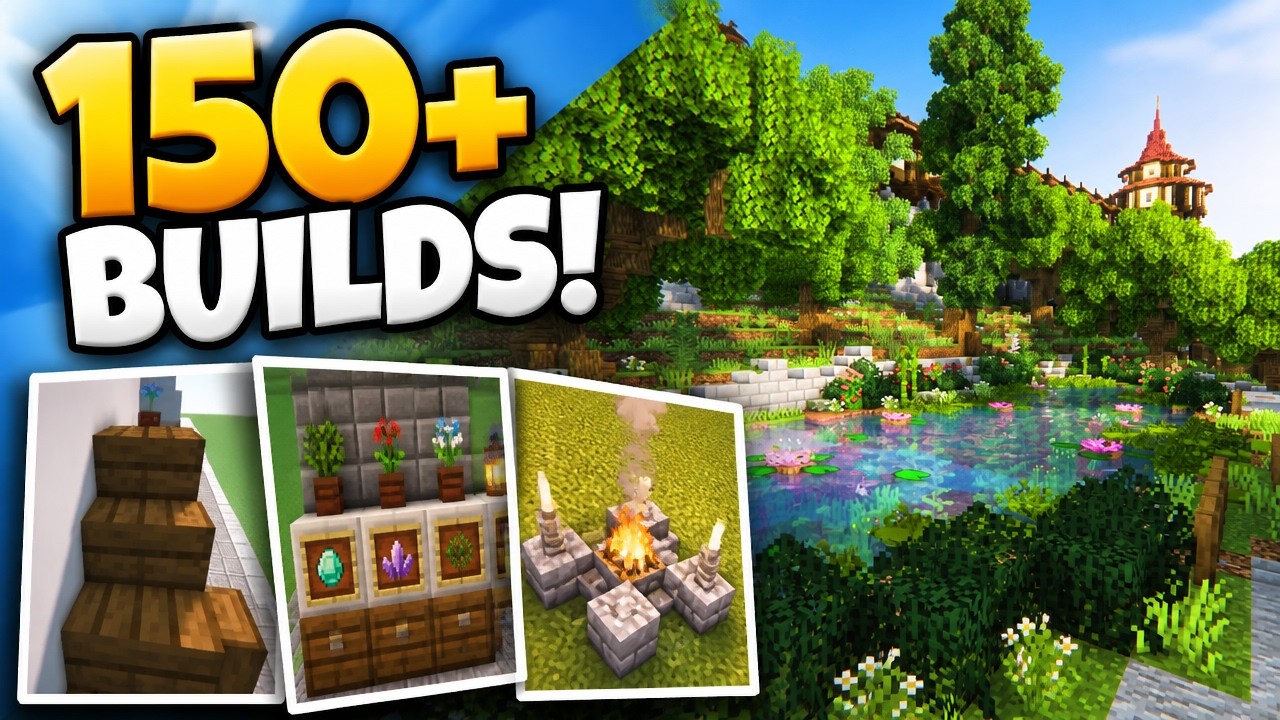 Complete Minecraft Build Ideas Compilation | 150+ Designs