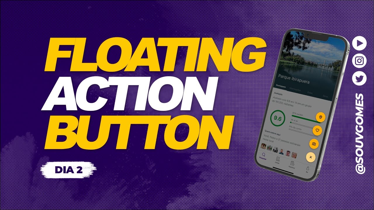 Floating Action Button - Dia 02  | 100 Dias Prototipando no Figma
