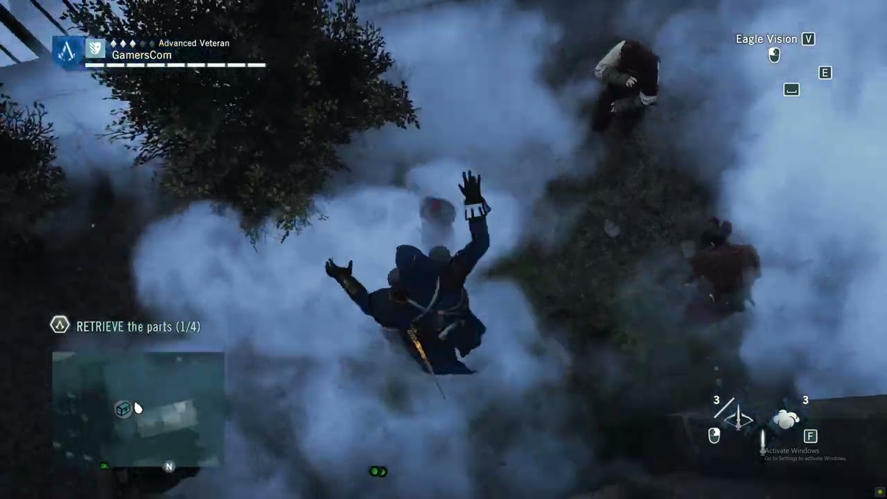 Smoke bomb Kills Are Satisfying |  Assassin's Creed Unity #assassinscreed #gaming #gamingvideos