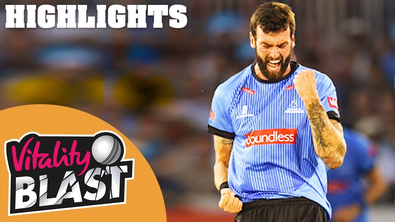 Sussex v Hampshire | Topley Takes 3 In 4 Balls! | Vitality Blast 2019 - Highlights