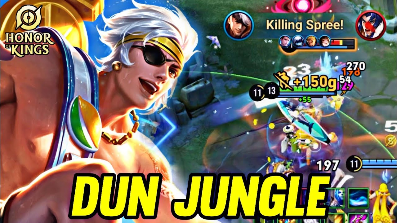 Hok : Dun Gameplay | In Jungle - Honor Of Kings