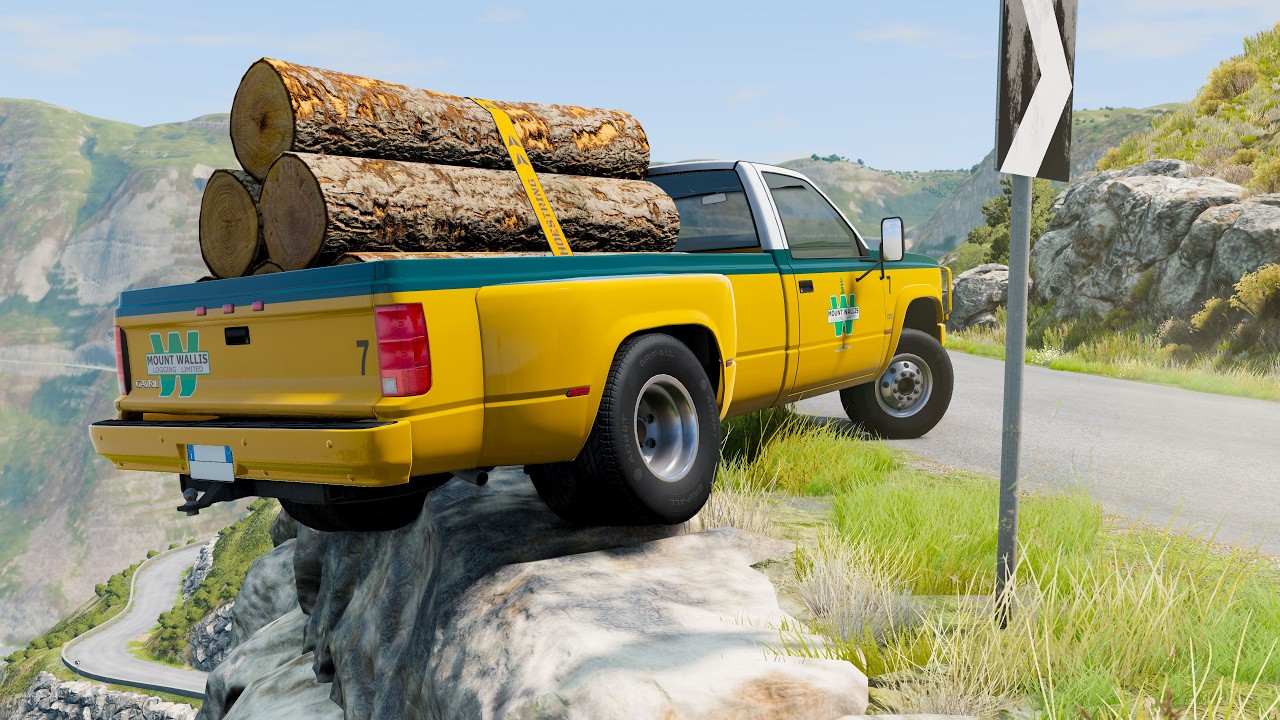 Cliff Roads #30 - Car Crashes | BeamNG Drive
