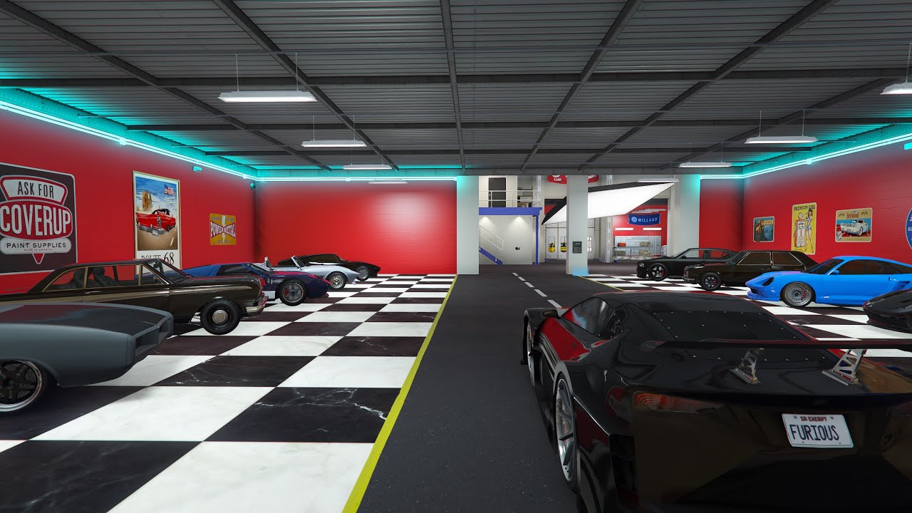 'Fast Five' Fast & Furious 5 Cars Garage Tour GTA Online PS5