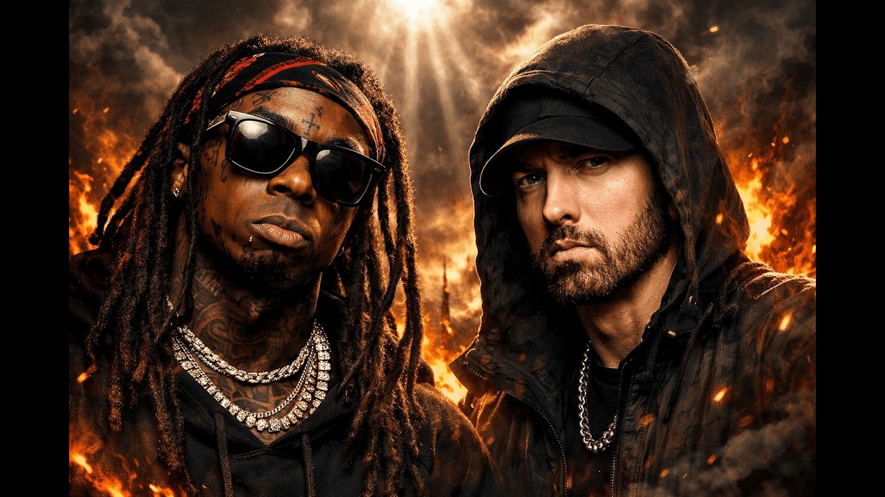 God's gift— Lil Wayne ft. Eminem (Lyrics video)