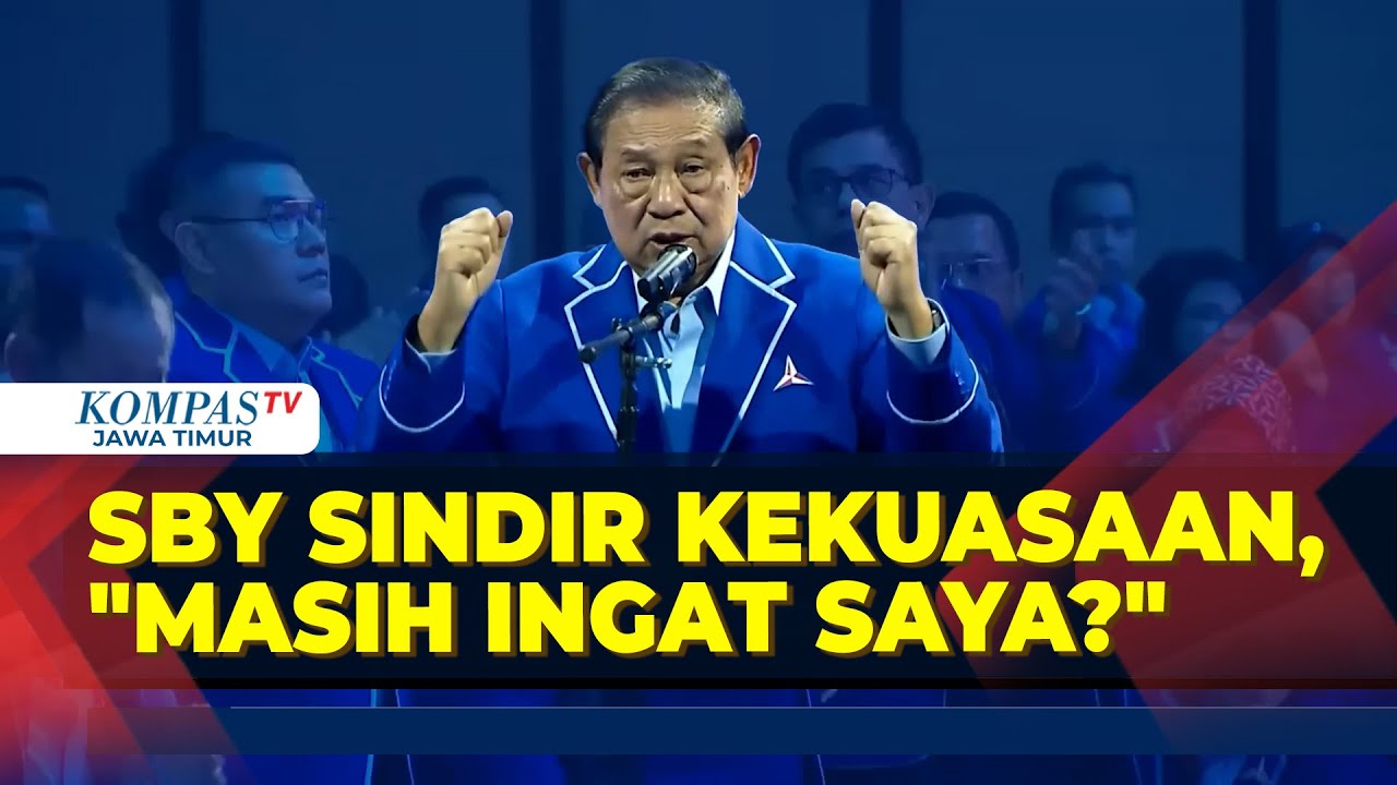 Pidato SBY di Kongres Demokrat  Singgung Penyalahgunaan Kekuasaan hingga Salah Sebut Presiden