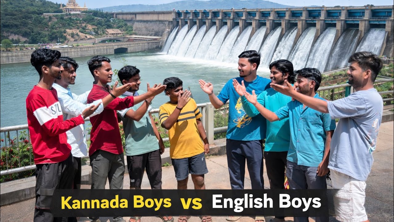 Kannada boys vs English boys #comedy #kannadacomedy #almatticomedyboys #views #subscribers #kannada 