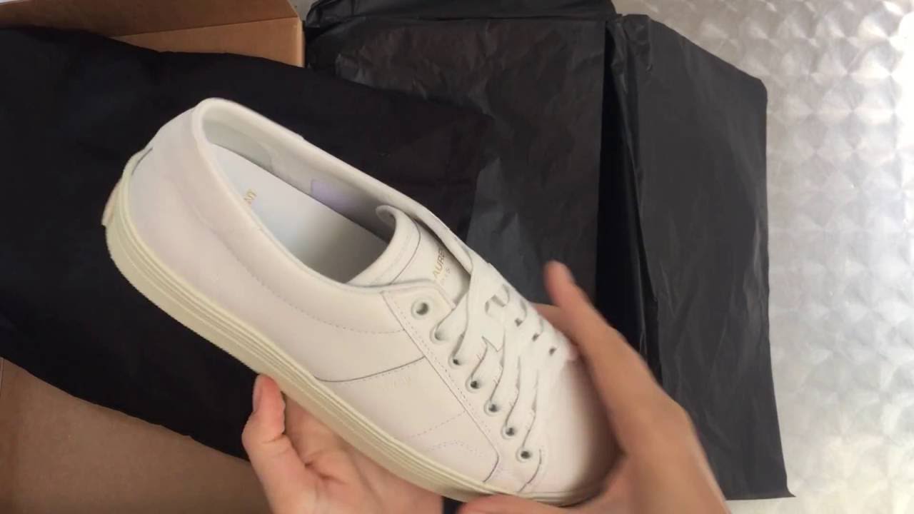 Saint Laurent platform sneaker unboxing