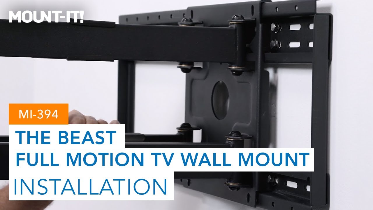 The Beast | Heavy Duty TV Wall Mount With Long Extension Arms | MI-394 (Installation)