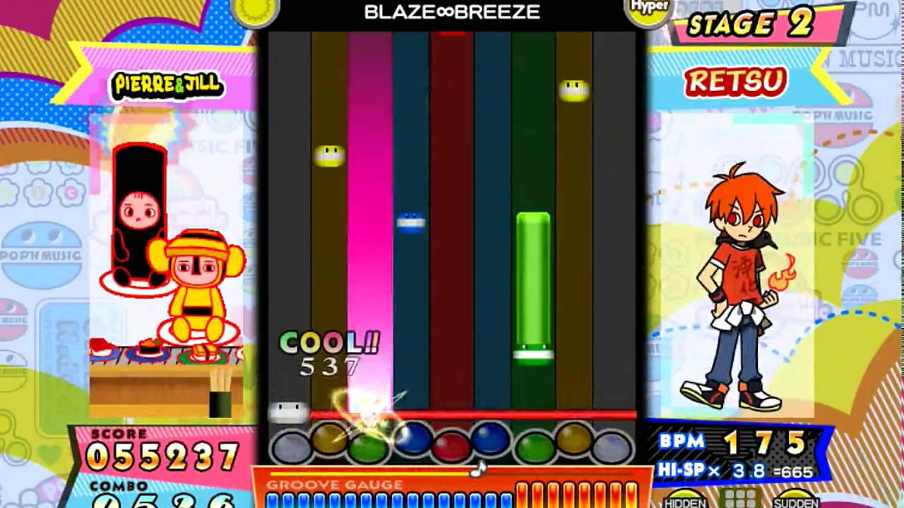 [ポップン]Lv41 BLAZE∞BREEZE H
