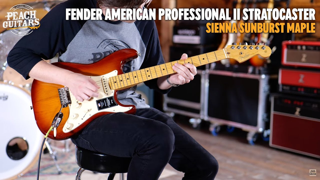 No Talking...Just Tones | Fender American Professional II Stratocaster Sienna Sunburst Maple