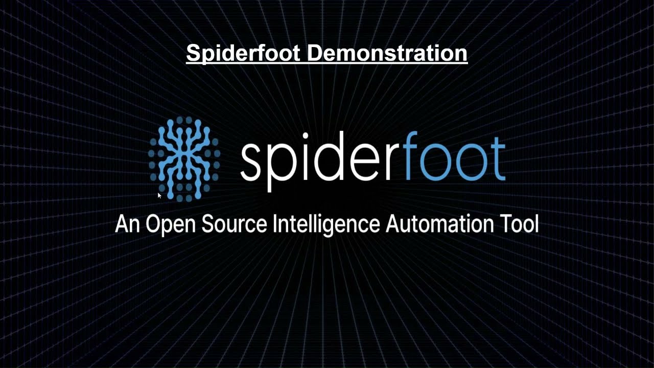 Kali Linux - Spiderfoot (OSINT) Demonstration (Jan 2024)
