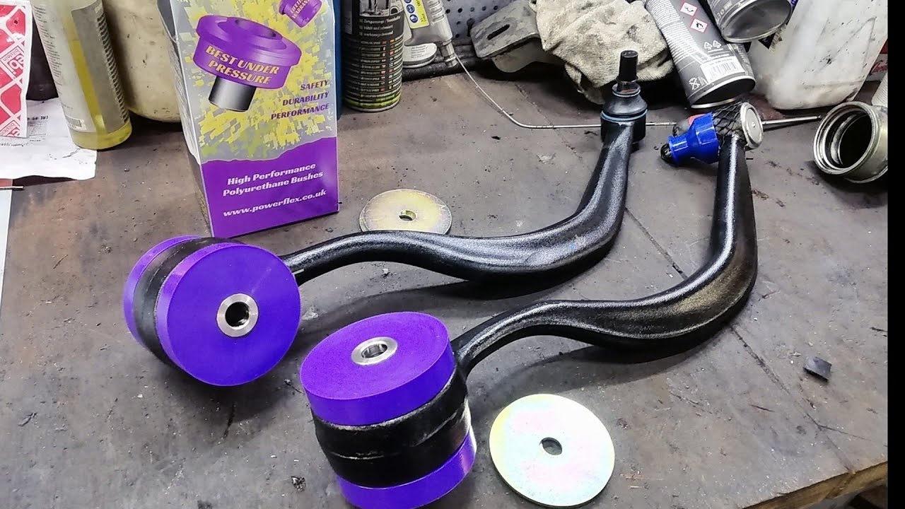 BMW e38 Querlenker vorne wechseln | Powerflex PU