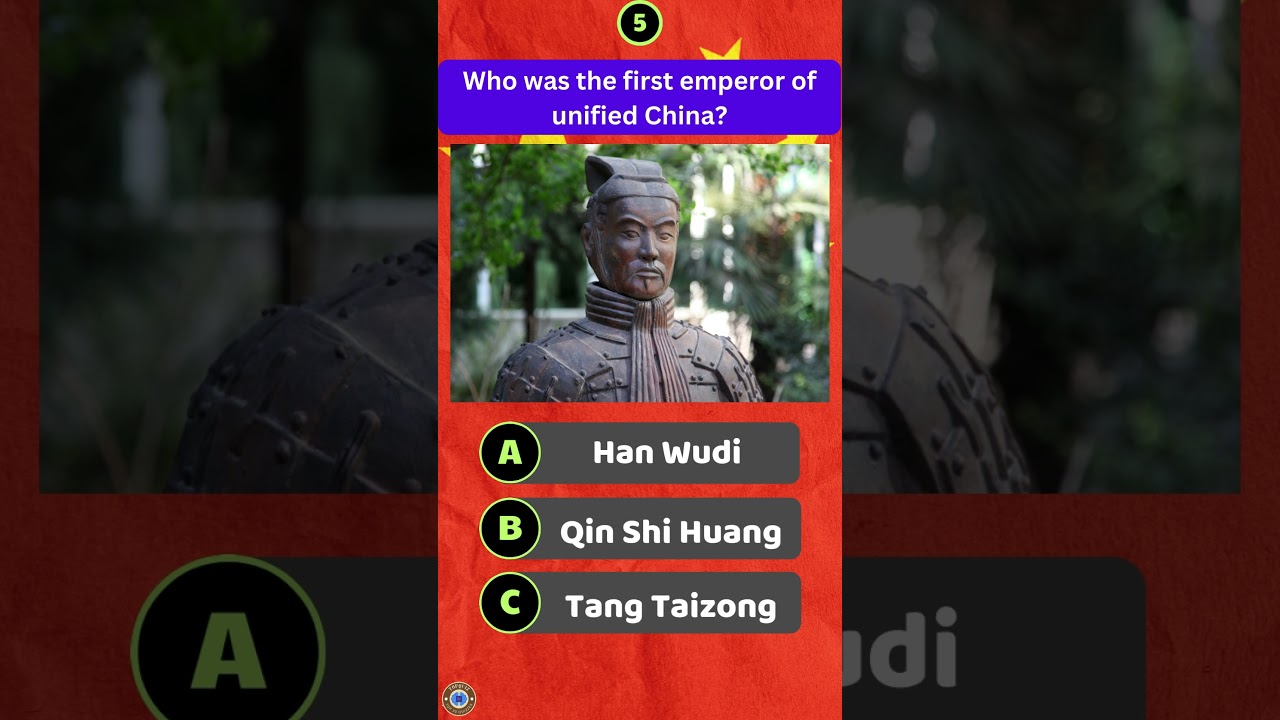 Who was the first emperor of unified China? 