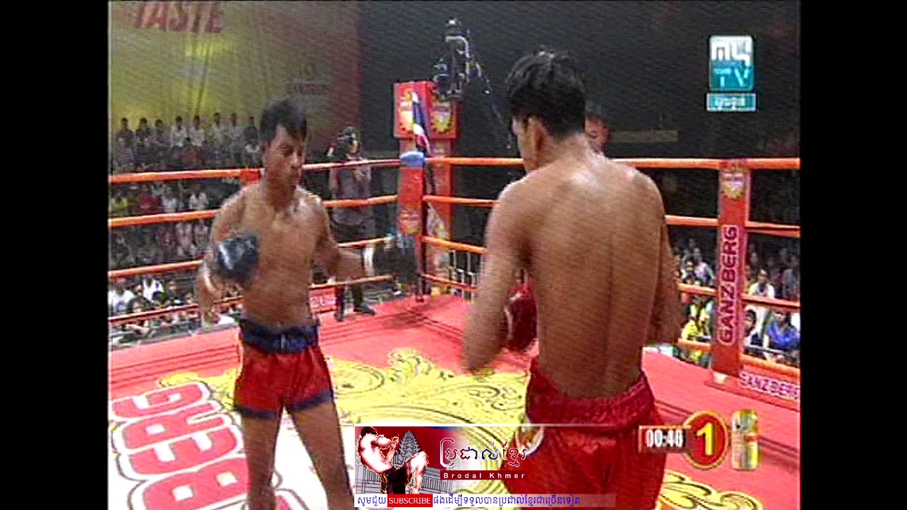 Khmer Boxing, Bert Songkhem vs Vigo Sor. Danchai (THAI), My TV 23 Feb 2018, Kun Khmer vs Muay Thai