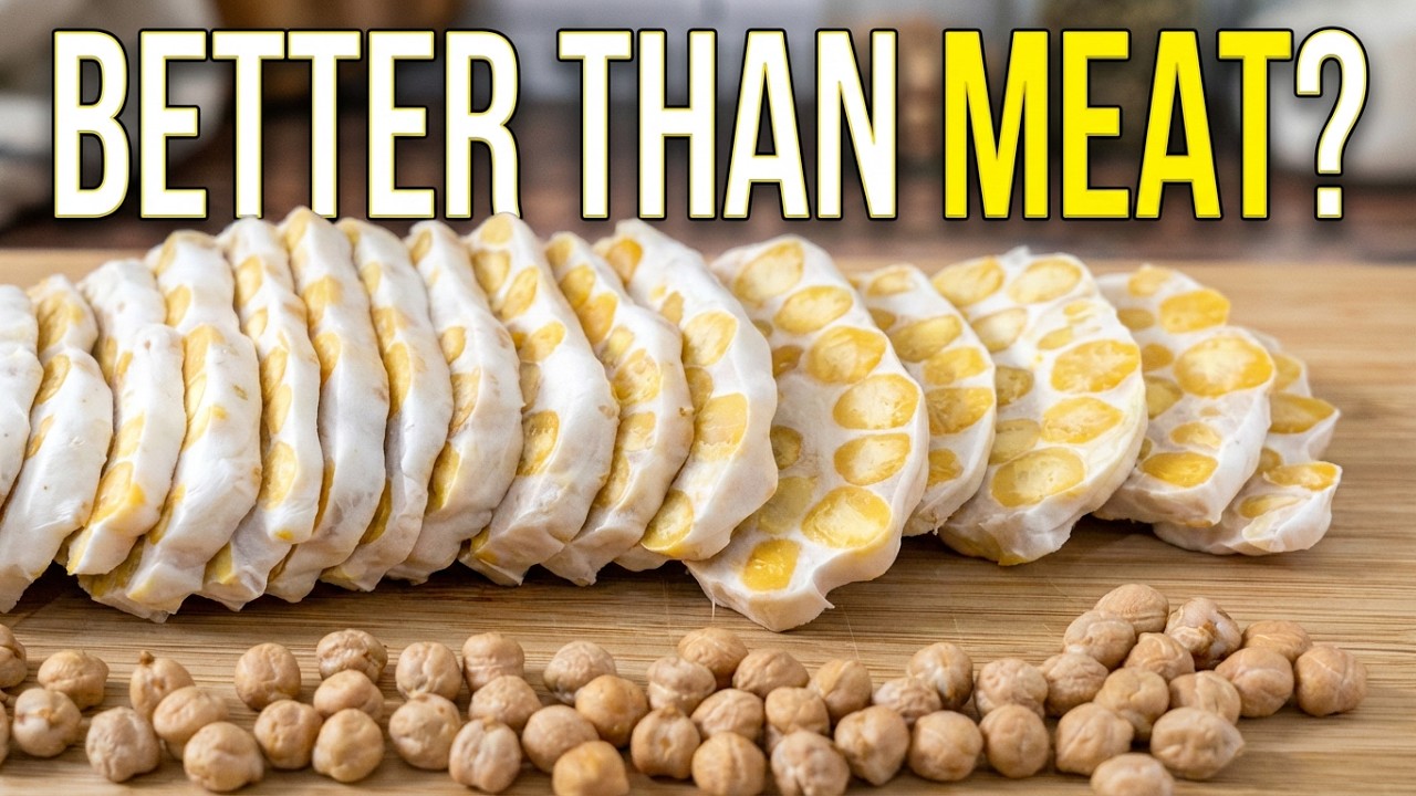 Chickpea Tempeh - Meat Alternative | Cold Climate Using Heater