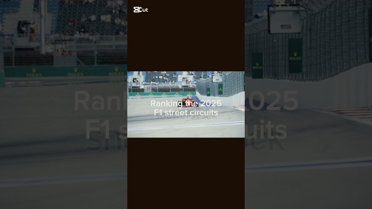 Ranking the 2025 F1 street circuits #f1 #f1shorts