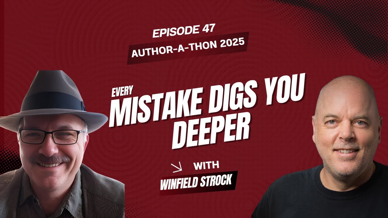 Winfield Strock at Author‑a‑Thon: SoulGrifter & Confronting Moral Mistakes | Ep. 47
