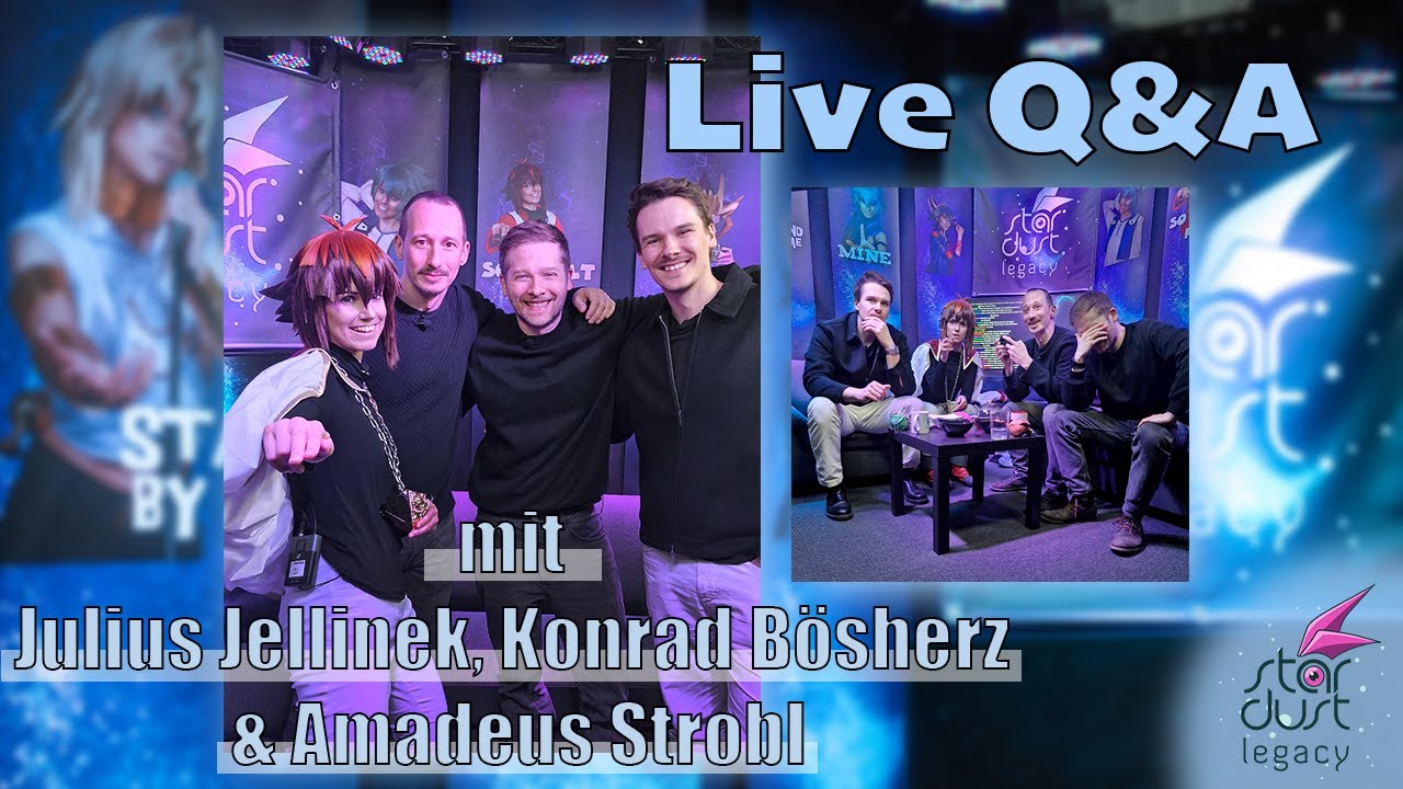 Synchronsprecher LIVE-Event: Q&A mit Konrad, Julius und Amadeus