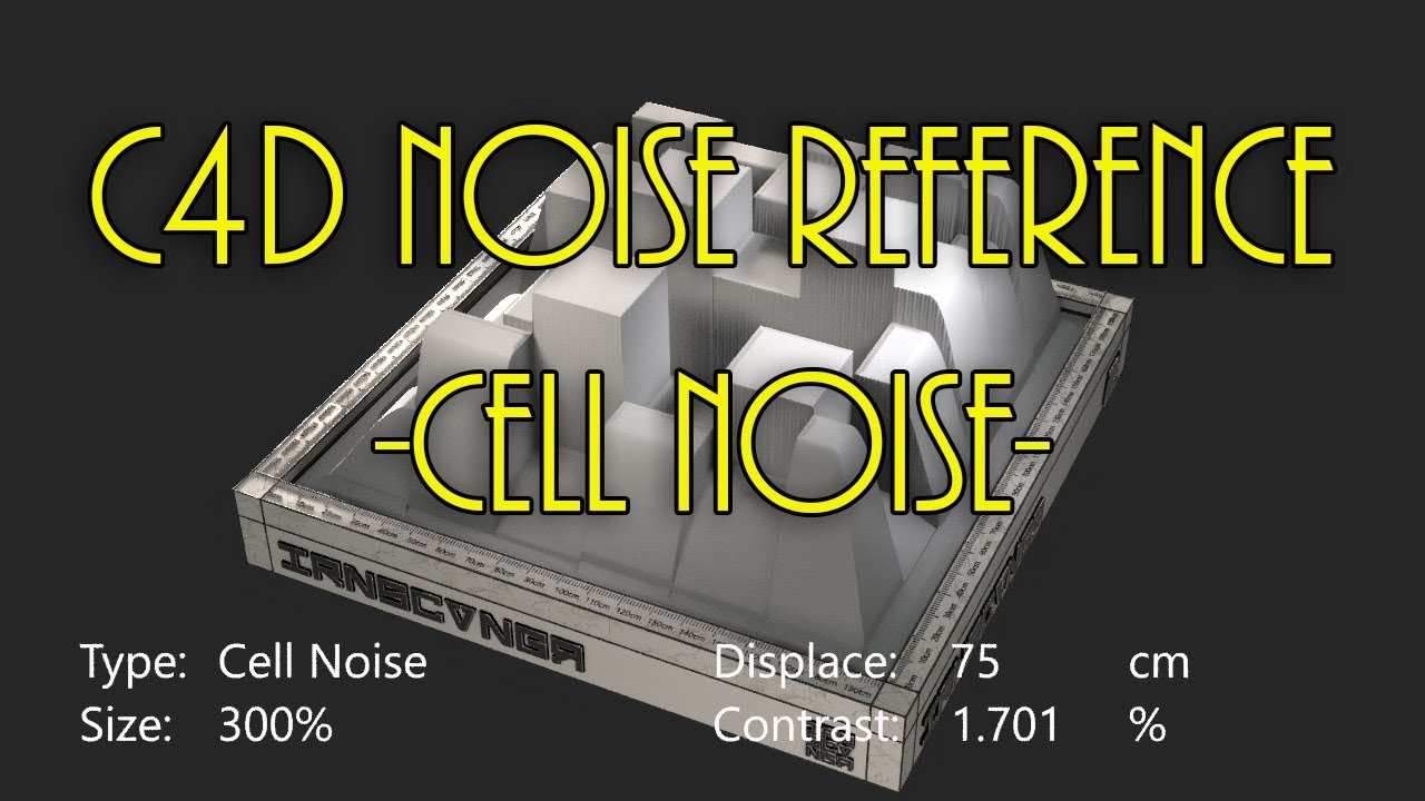 C4D Noise Reference 04: Cell Noise