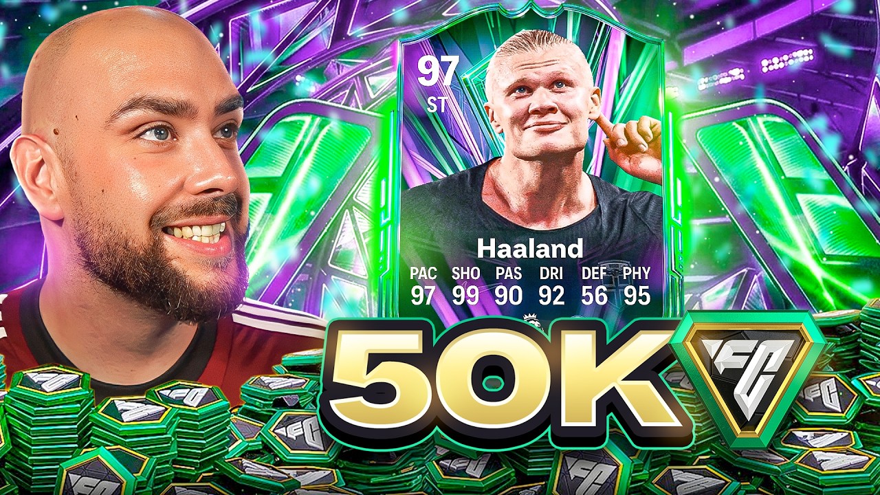 50K FC Points Decides My Team w/ 97 GLORY HUNTERS HAALAND!