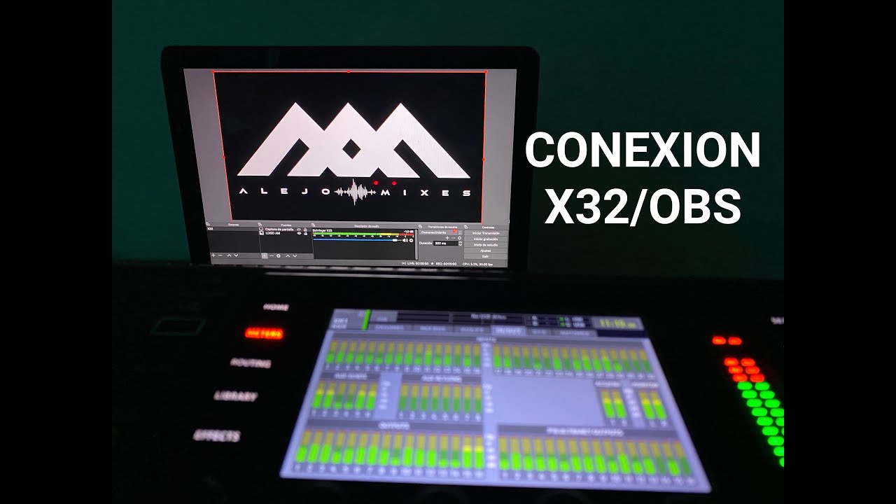 Como Conectar una Consola X32 a OBS via USB