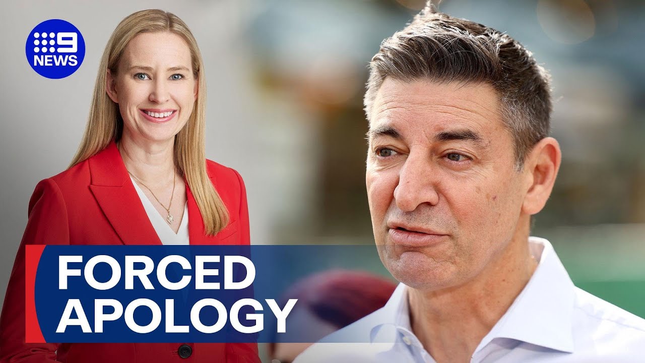 Politician forced to apologise over alleged bullying of female colleague | 9 News Australia