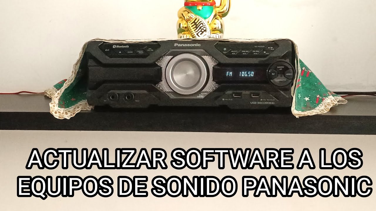Actualizar SOFTWARE a equipos de sonido PANASONIC 😱 solución a fallo en Bluetooth #AKX520 #software
