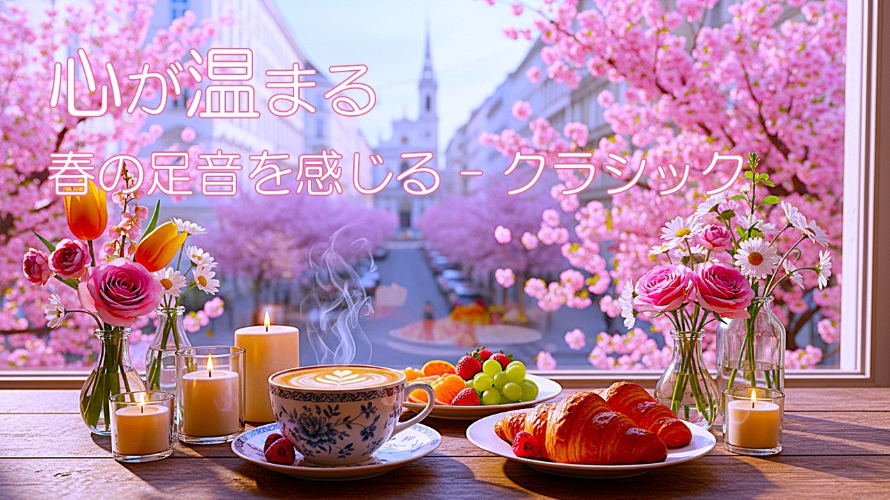 【温かい陽だまり】心を整える春のピアノ。優雅なロマン派クラシックで過ごす穏やかな朝【作業用BGM・読書・カフェ】