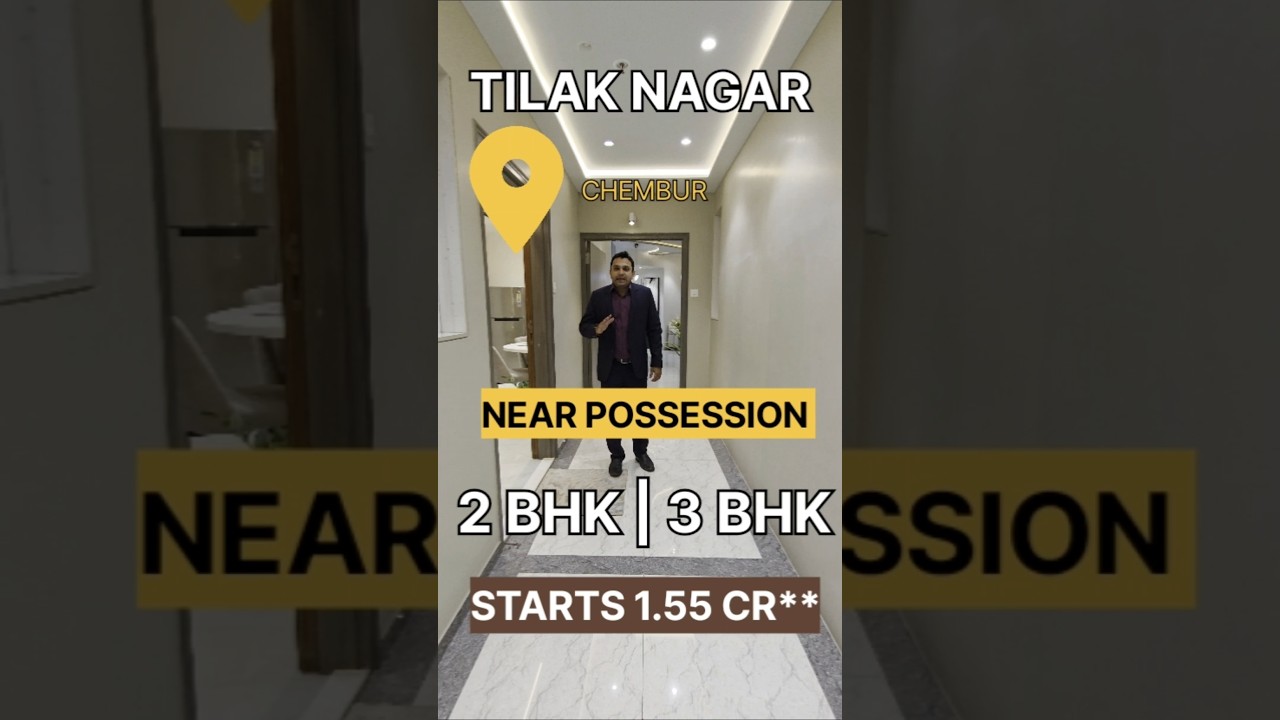 NEAR TO READY 2 BHK | 3 BHK FLATS IN TILAK NAGAR CHEMBUR NEAR STATION STARTS 1.55 CR**
