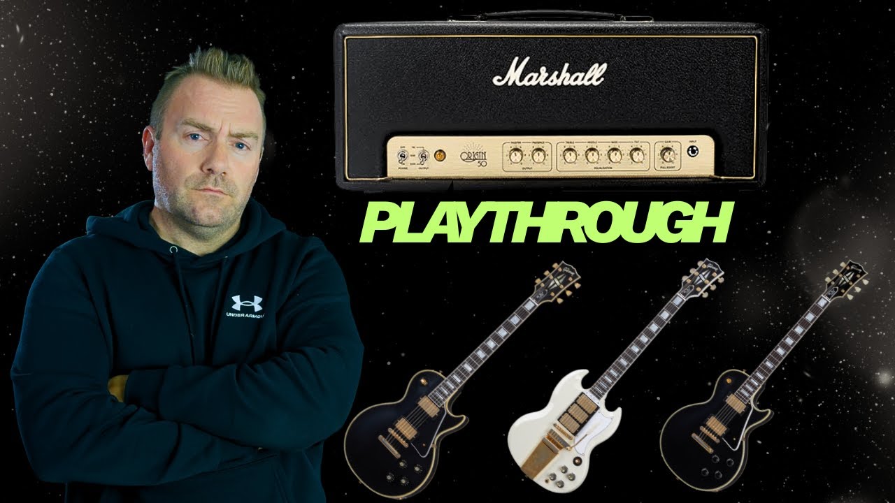 Прохождение Marshall Origin 50 | Les Paul Customs | 4 кабинета