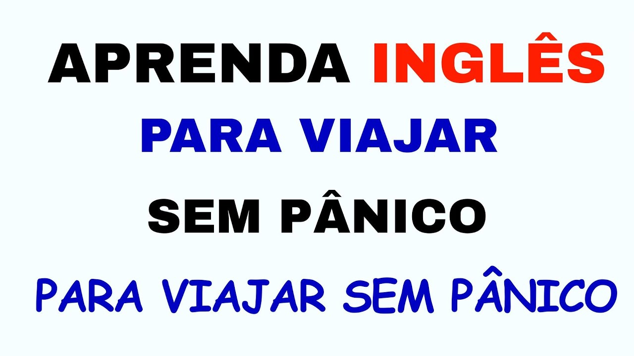 ✈️🧳 VIAJE O MUNDO FALANDO INGL&Ecirc;S COM AS FRASES MAIS &Uacute;TEIS QUE EXISTEM 🧳✈️