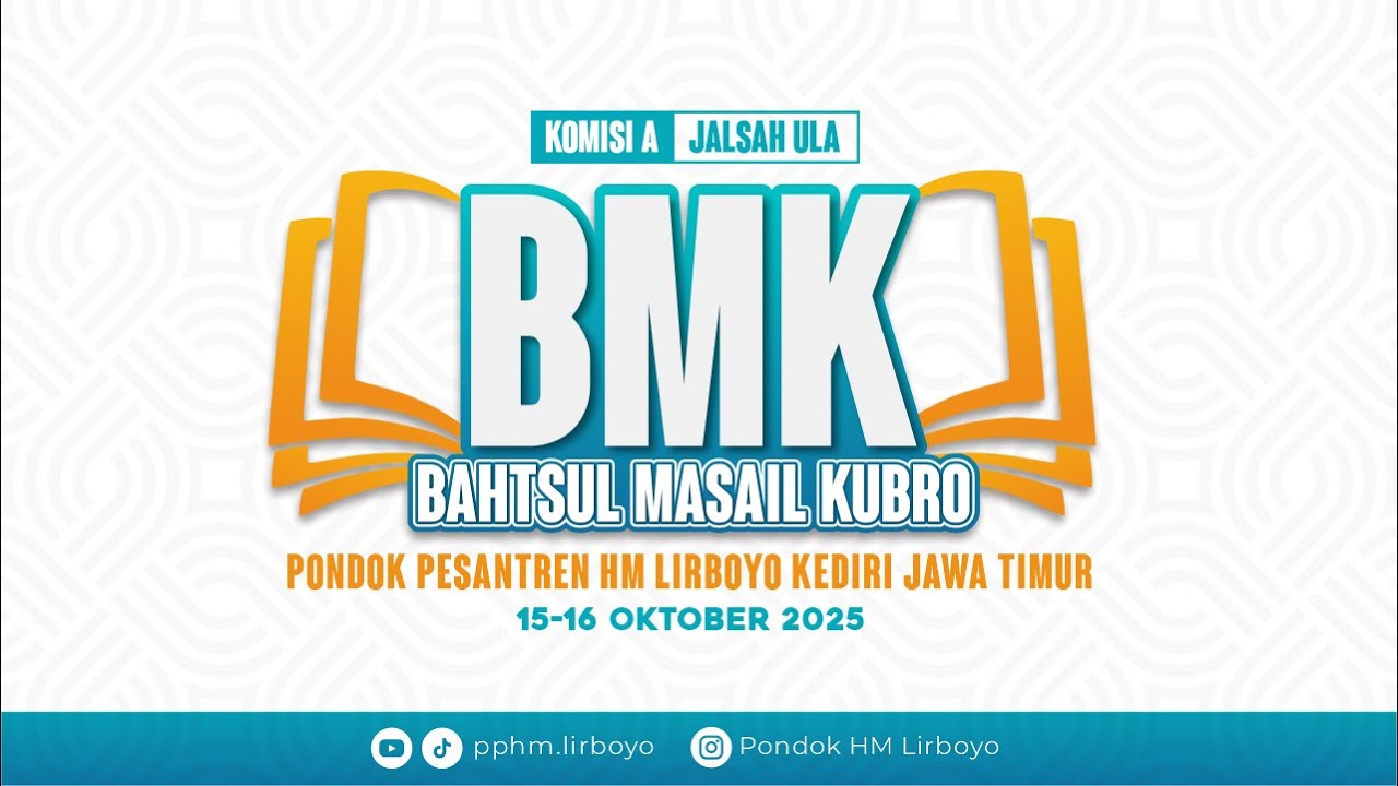 🔴LIVE -  JALSAH TSANI BAHTSUL MASAIL KUBRO 2025 KOMISI A | PONDOK PESANTREN HM LIRBOYO