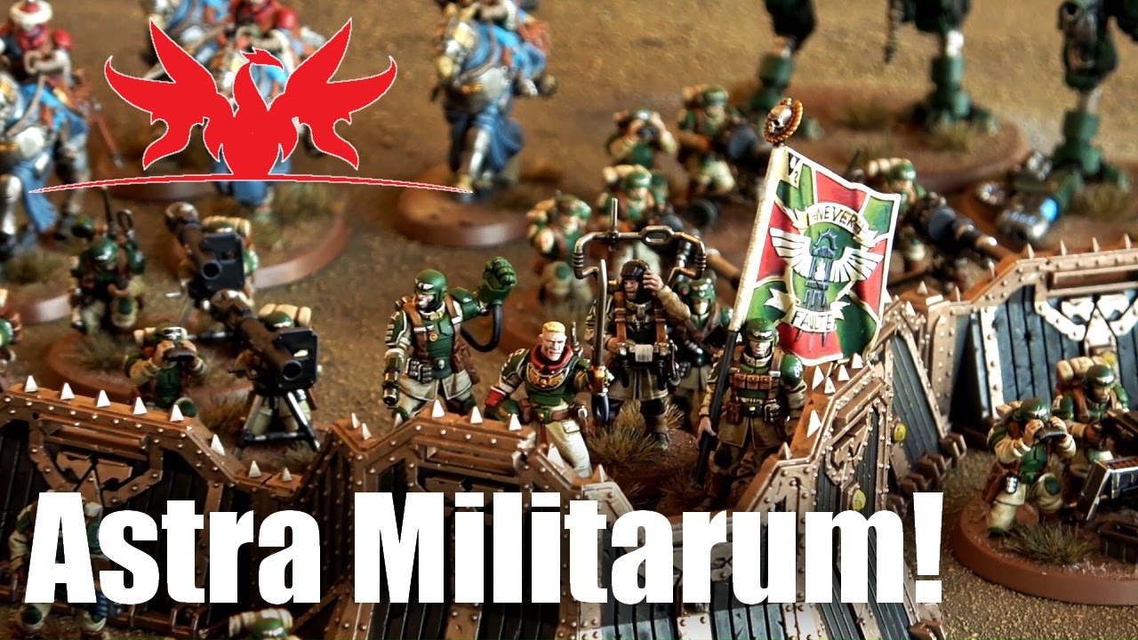 Astra Militarum Armee Warhammer 40.000 SHOWCASE - Phantasos Studio