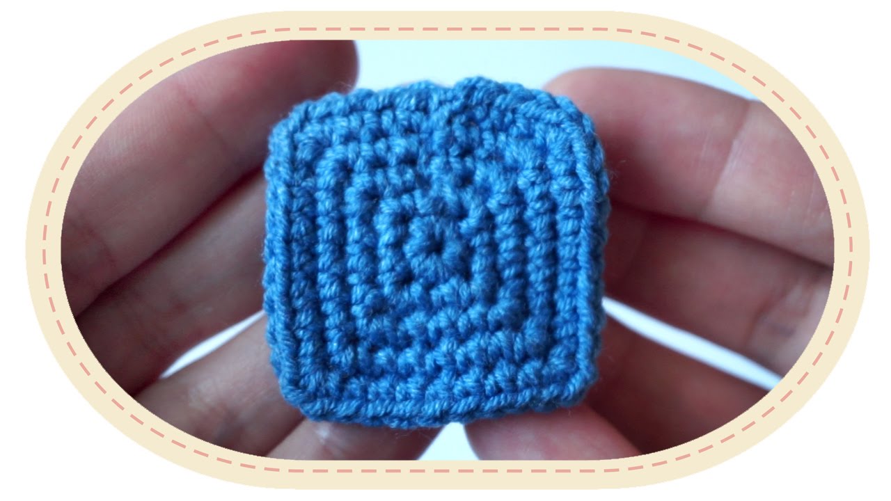 Квадрат крючком. (Урок 7). Crochet square.