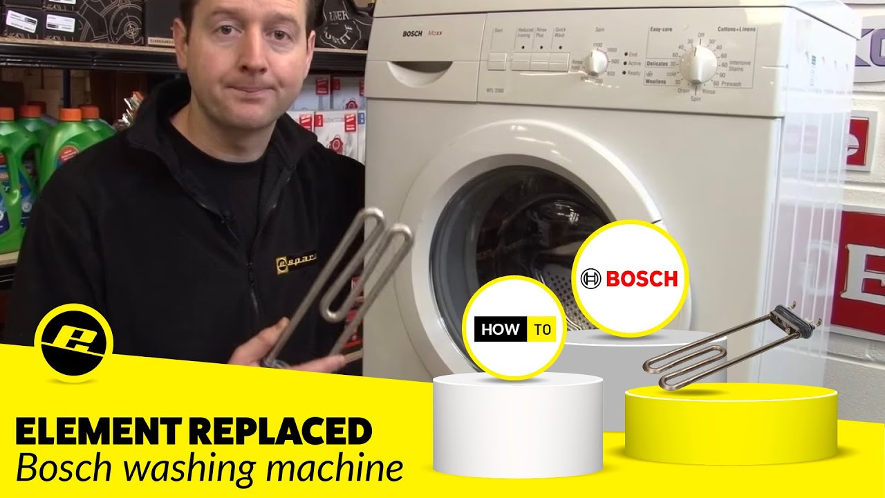 Как заменить нагревательный элемент в стиральной машине Bosch