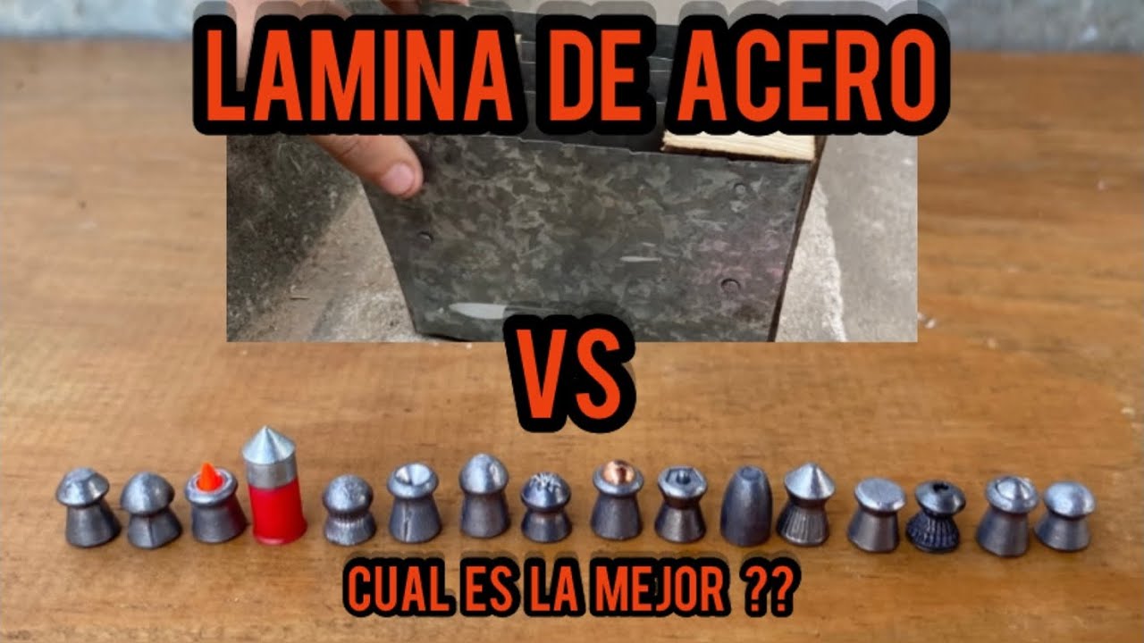 Diábolos VS lamina de acero // pruebas de penetración con pcp