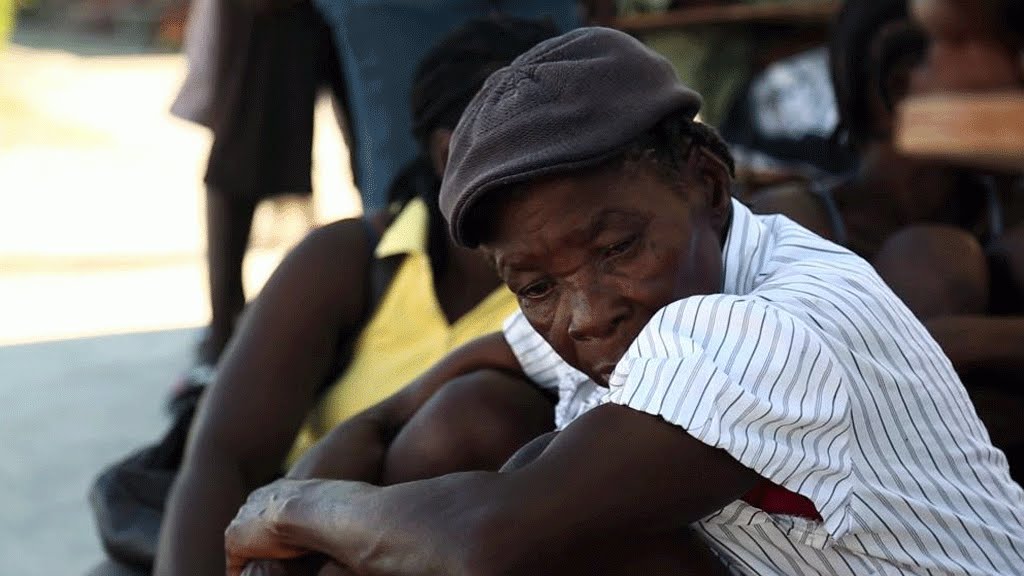 Chaotic post-hurricane relief efforts in Haiti