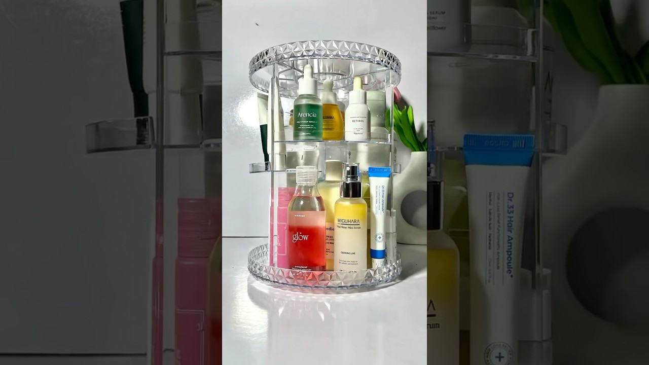 Rotating Skincare Organiser 👌 Use my code acy314268 #temu #temufinds #temuinfluencerprogram