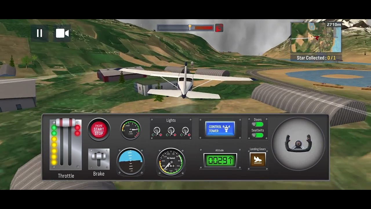 Real Flight Simulator ✈️ ￼#gameplay #gaming #flightgamer #flightgames 