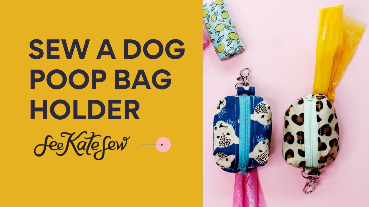 Sew a Dog Poop Bag Holder - Doggie Bag Clip-on Pattern