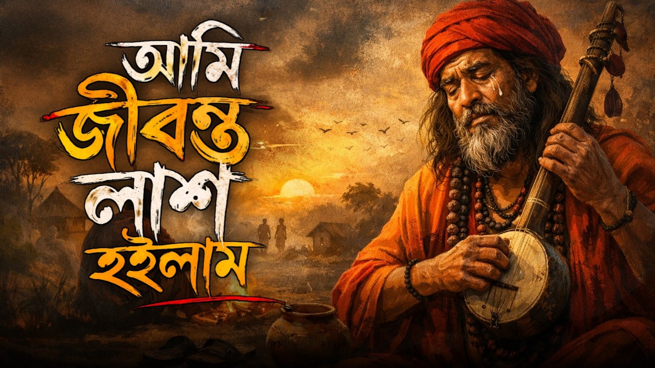 আমি জীবন্ত লাশ হইলাম | Feel Like a Living Corpse | Folk Sad Song | Bangla Folk Baul Gaan, Folk Kotha
